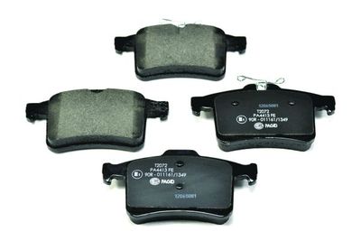 8DB355015901 HELLA Комплект тормозных колодок, дисковый тормоз