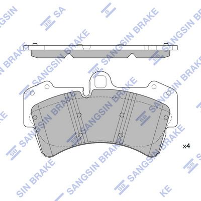SP2197 Hi-Q Комплект тормозных колодок, дисковый тормоз