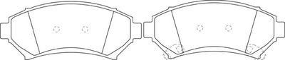 FP0699 FIT Комплект тормозных колодок, дисковый тормоз