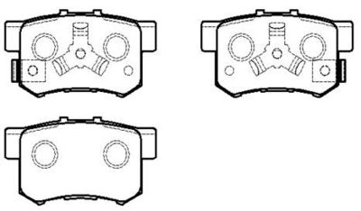HP5209 HSB GOLD Комплект тормозных колодок, дисковый тормоз