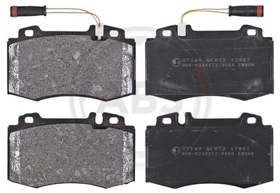 37149 A.B.S. Комплект тормозных колодок, дисковый тормоз