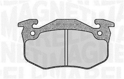 363916060385 MAGNETI MARELLI Комплект тормозных колодок, дисковый тормоз