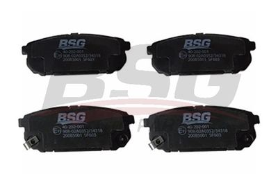 BSG40200002 BSG Комплект тормозных колодок, дисковый тормоз