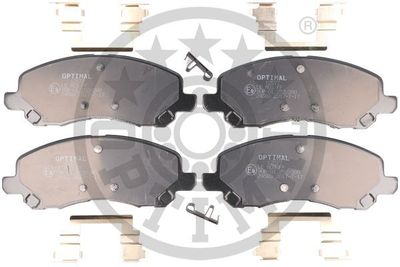 BP12577 OPTIMAL Комплект тормозных колодок, дисковый тормоз