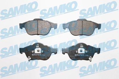 5SP1215 SAMKO Комплект тормозных колодок, дисковый тормоз