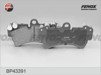 BP43391 FENOX Комплект тормозных колодок, дисковый тормоз