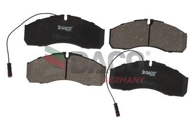 322323 DACO Germany Комплект тормозных колодок, дисковый тормоз