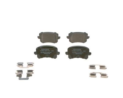 0986494731 BOSCH Комплект тормозных колодок, дисковый тормоз