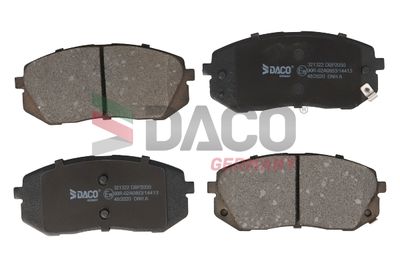 321322 DACO Germany Комплект тормозных колодок, дисковый тормоз