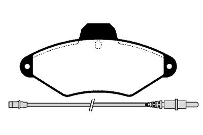 RA04380 RAICAM Комплект тормозных колодок, дисковый тормоз
