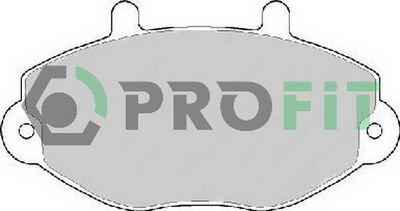 50000701 PROFIT Комплект тормозных колодок, дисковый тормоз