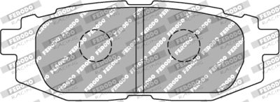 FDS4187 FERODO RACING Комплект тормозных колодок, дисковый тормоз