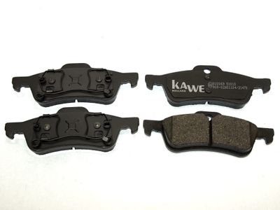 810069 KAWE Комплект тормозных колодок, дисковый тормоз