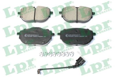 05P2254A LPR Комплект тормозных колодок, дисковый тормоз