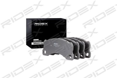 402B0911 RIDEX Комплект тормозных колодок, дисковый тормоз