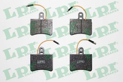 05P443 LPR Комплект тормозных колодок, дисковый тормоз