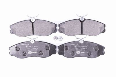 8DB355016651 HELLA Комплект тормозных колодок, дисковый тормоз