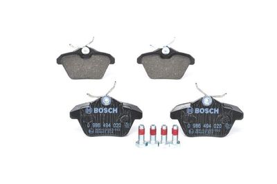 0986494020 BOSCH Комплект тормозных колодок, дисковый тормоз