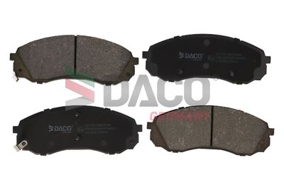 321703 DACO Germany Комплект тормозных колодок, дисковый тормоз