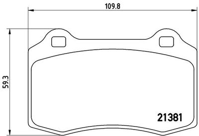 P24073 BREMBO Комплект тормозных колодок, дисковый тормоз