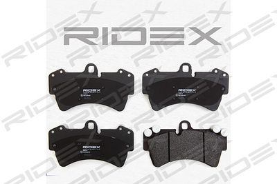 402B0156 RIDEX Комплект тормозных колодок, дисковый тормоз