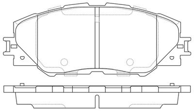FP1211 FIT Комплект тормозных колодок, дисковый тормоз