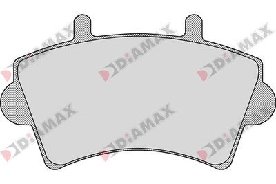 N09022 DIAMAX Комплект тормозных колодок, дисковый тормоз