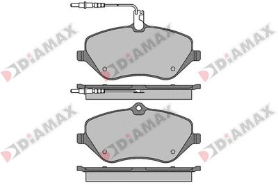 N09531 DIAMAX Комплект тормозных колодок, дисковый тормоз