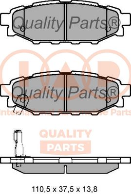 70415052 IAP QUALITY PARTS Комплект тормозных колодок, дисковый тормоз