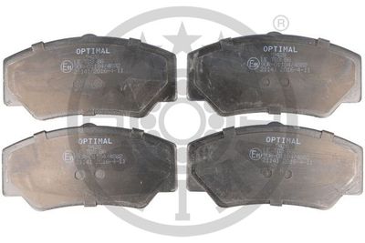 BP09428 OPTIMAL Комплект тормозных колодок, дисковый тормоз