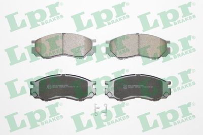 05P686 LPR Комплект тормозных колодок, дисковый тормоз
