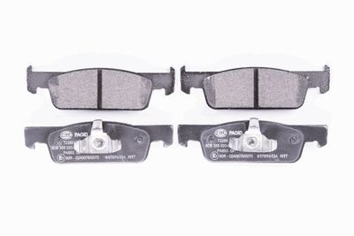 8DB355020801 HELLA Комплект тормозных колодок, дисковый тормоз