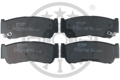 BP12735 OPTIMAL Комплект тормозных колодок, дисковый тормоз