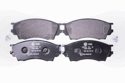 8DB355017091 HELLA Комплект тормозных колодок, дисковый тормоз