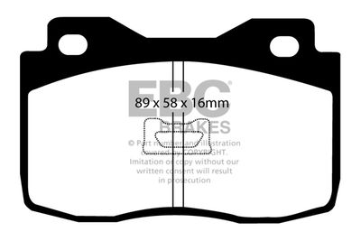 DP378 EBC Brakes Комплект тормозных колодок, дисковый тормоз