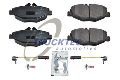 0235125 TRUCKTEC AUTOMOTIVE Комплект тормозных колодок, дисковый тормоз