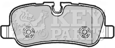 KBP1941 KEY PARTS Комплект тормозных колодок, дисковый тормоз