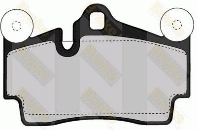 PA1549 Brake ENGINEERING Комплект тормозных колодок, дисковый тормоз
