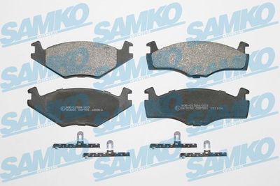 5SP591 SAMKO Комплект тормозных колодок, дисковый тормоз