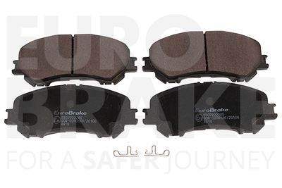5502222285 EUROBRAKE Комплект тормозных колодок, дисковый тормоз