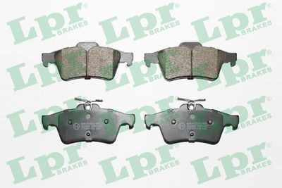 05P1637 LPR Комплект тормозных колодок, дисковый тормоз