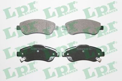 05P1456 LPR Комплект тормозных колодок, дисковый тормоз