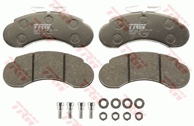 GDB1114 TRW Комплект тормозных колодок, дисковый тормоз