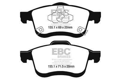 DP22248 EBC Brakes Комплект тормозных колодок, дисковый тормоз