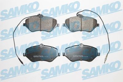 5SP1666 SAMKO Комплект тормозных колодок, дисковый тормоз
