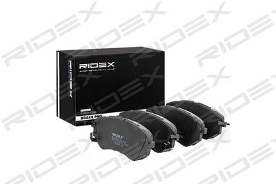 402B0742 RIDEX Комплект тормозных колодок, дисковый тормоз