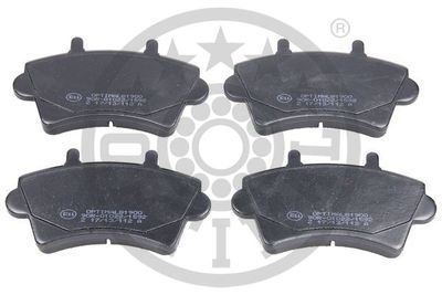 BP81900 OPTIMAL Комплект тормозных колодок, дисковый тормоз
