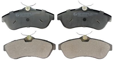 B110946 DENCKERMANN Комплект тормозных колодок, дисковый тормоз