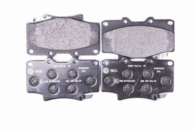 8DB355016871 HELLA Комплект тормозных колодок, дисковый тормоз