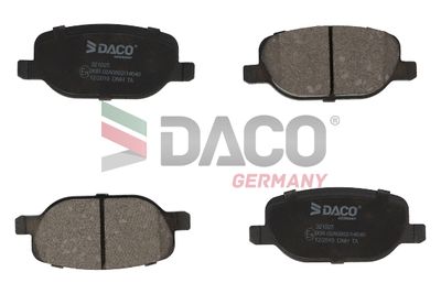 321025 DACO Germany Комплект тормозных колодок, дисковый тормоз
